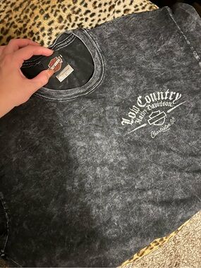 Harley Davidson Low Country Acid Wash Tshirt